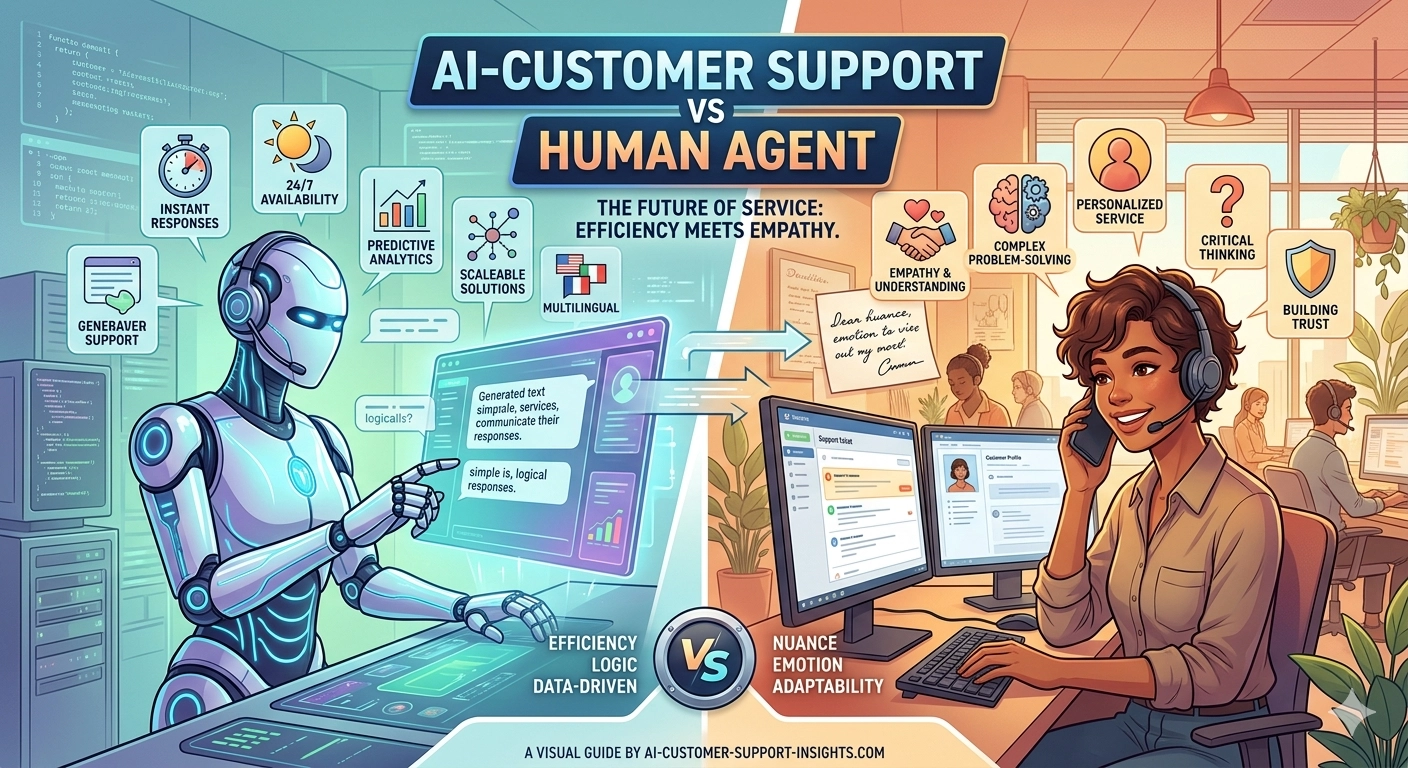 AI Customer Support vs Human Agent