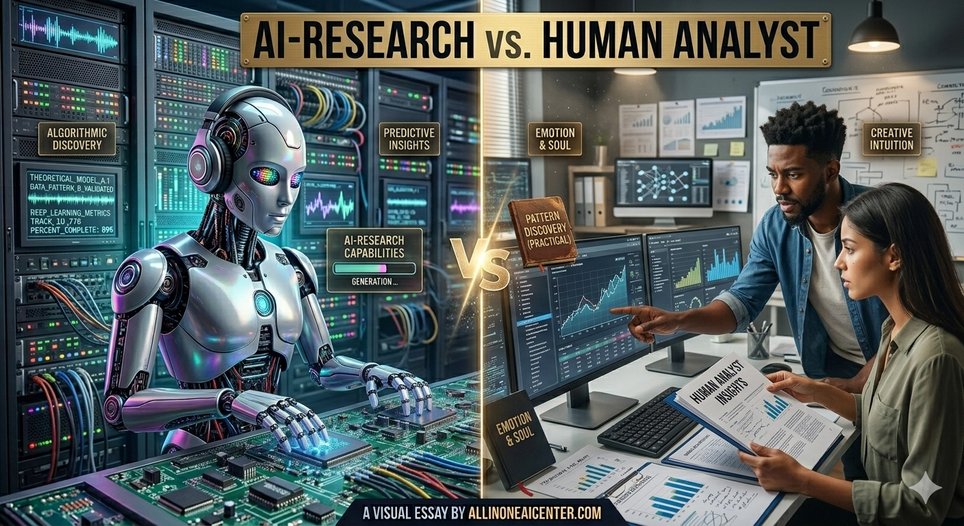 AI Research vs Human Analyst
