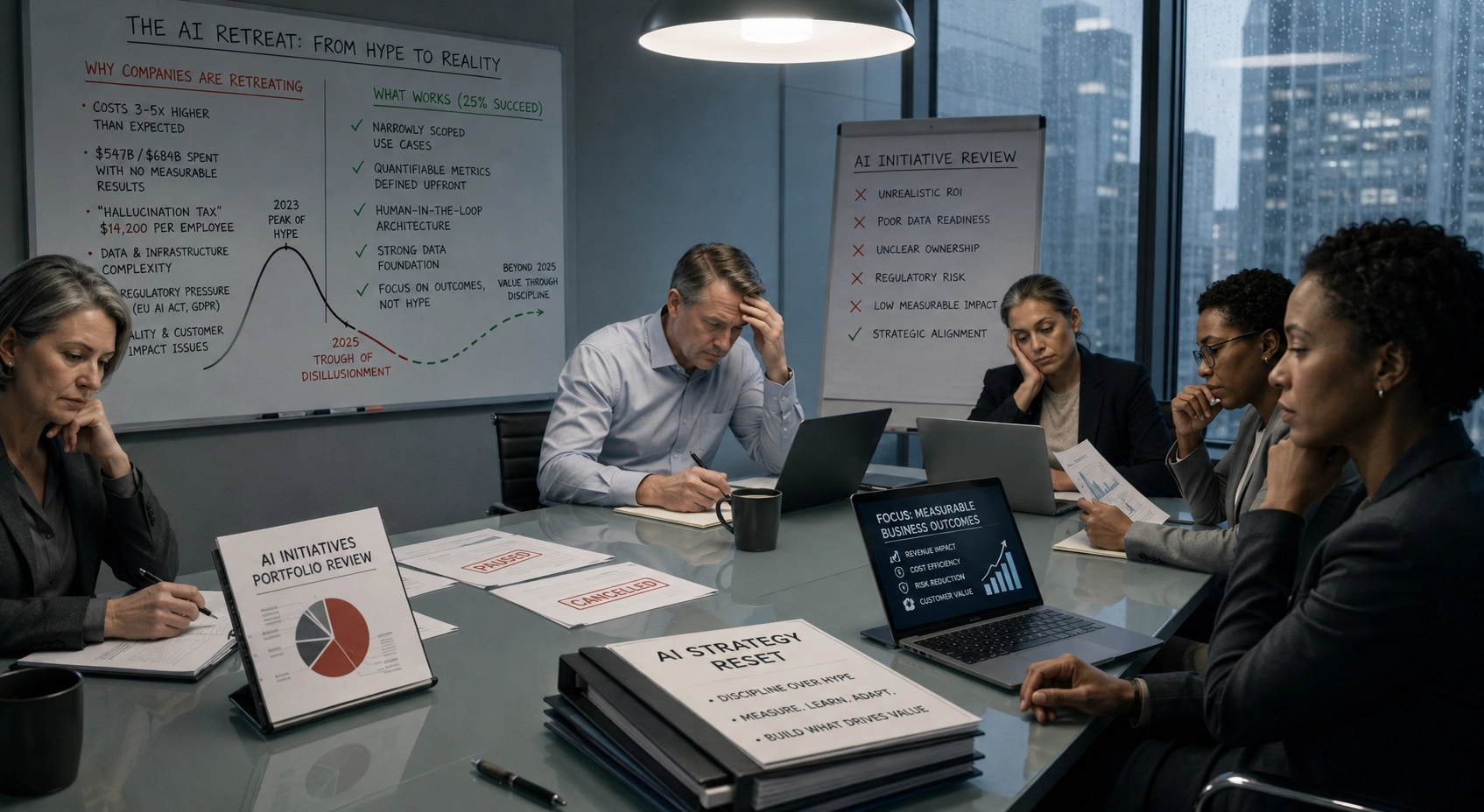 Why companies are leaving AI — enterprise AI ROI crisis 2025 2026