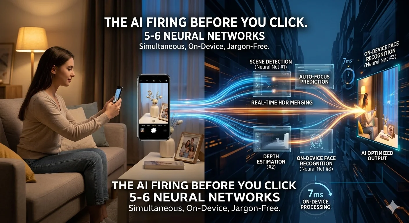 How smartphone AI fires before you press the shutter — computational photography, neural processing, scene detection and Night Mode explained